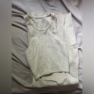 Aritzia knit cut out dress xs